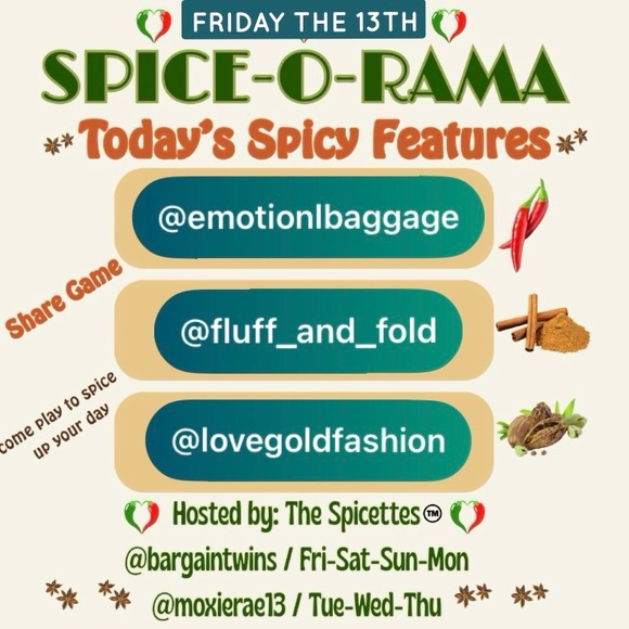 SUNDAYโS UP!
COME SHARE OUR FRESH
SPICES & NEW STAR ANISE!
THE HEAT IS ON! ๐ฅ - Picture 5 of 15